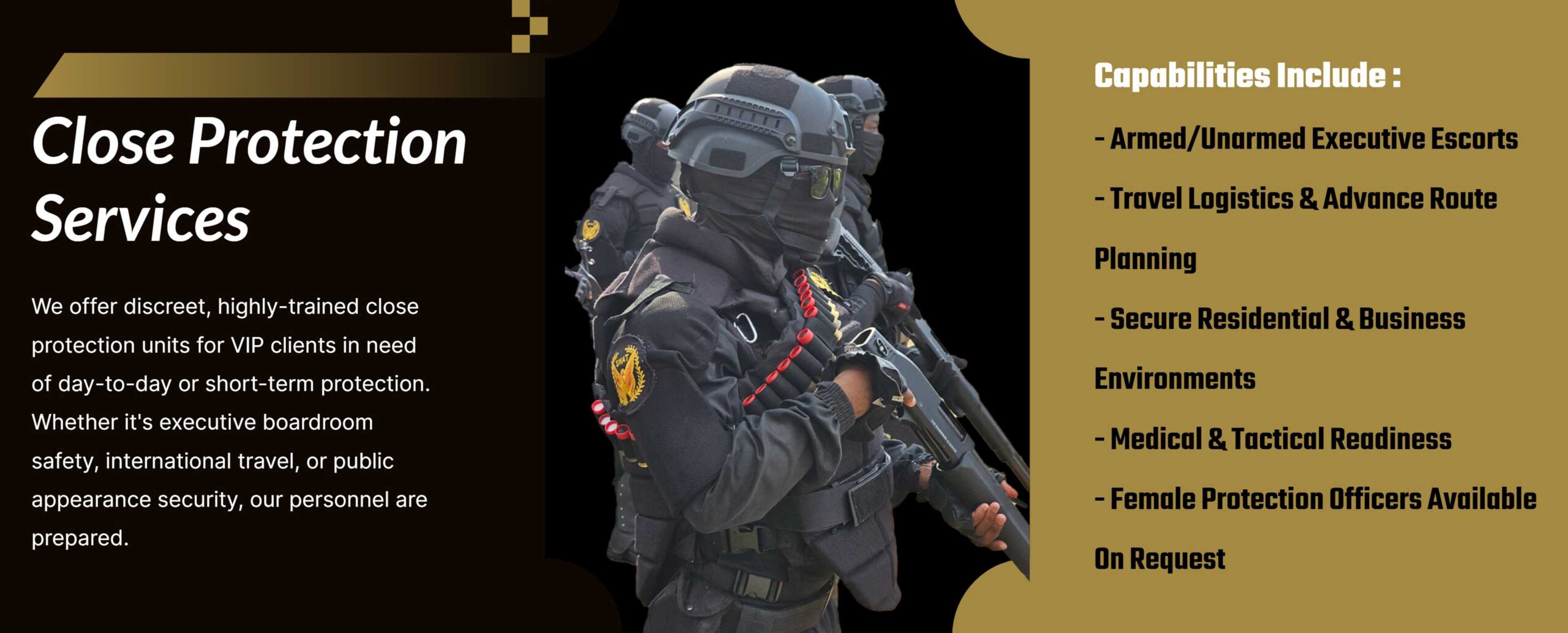 Home - SWAT Command & Close Protection